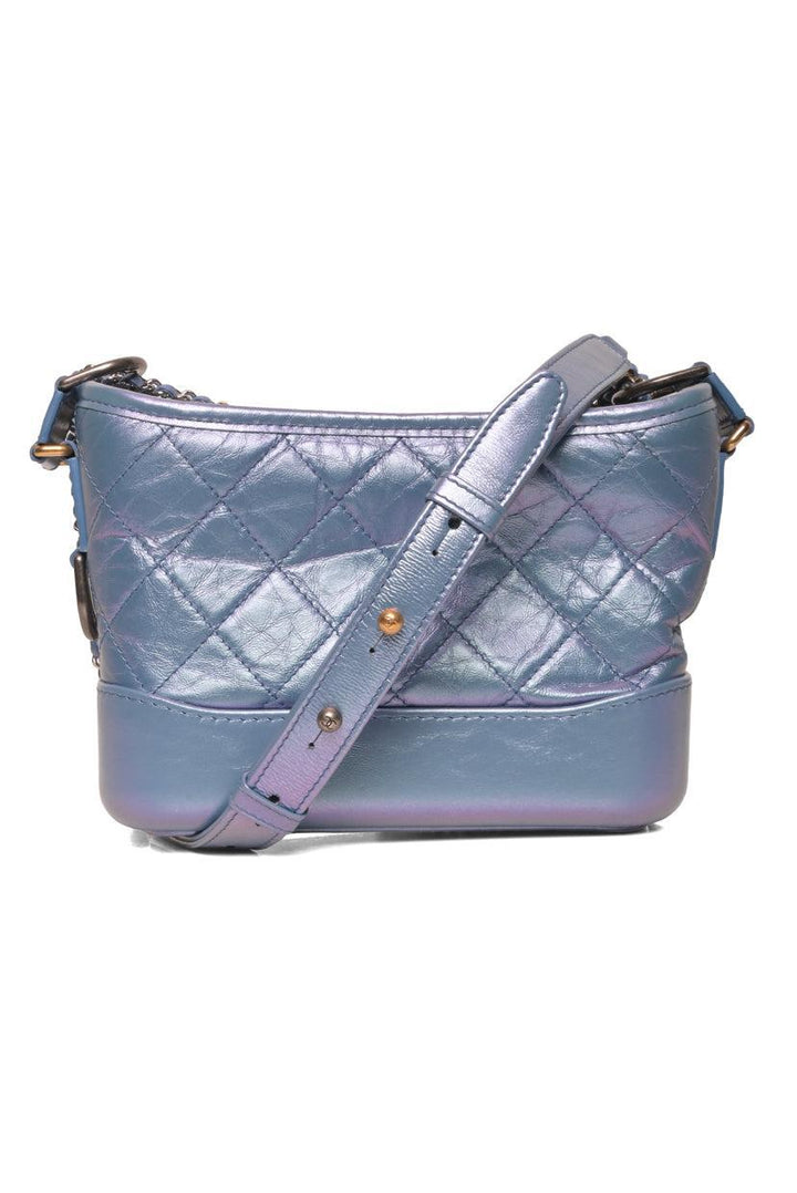 Chanel 2019 Small Gabrielle Iridescent Chain Hobo