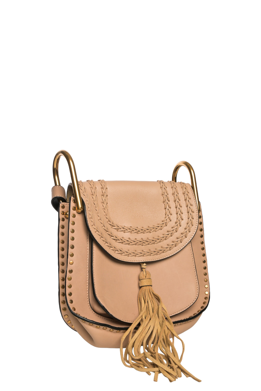Chloe Braided Leather Hudson Crossbody