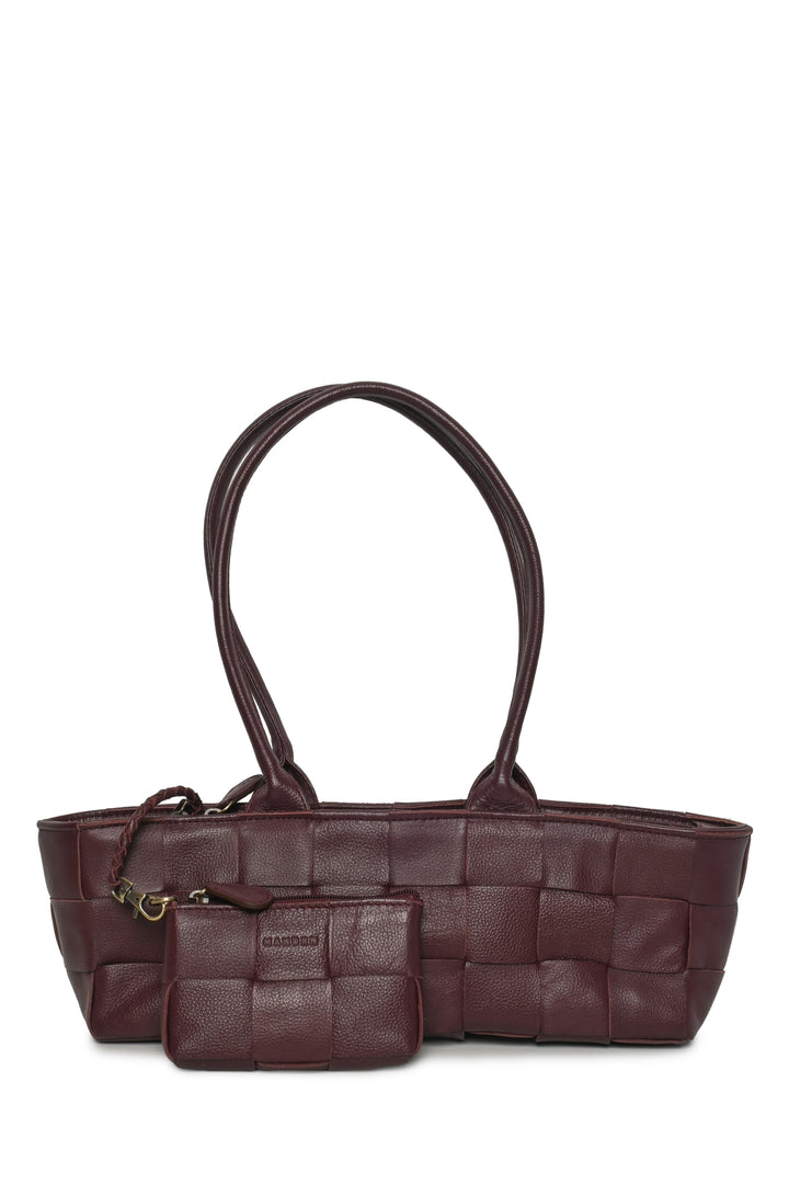 Mandrin Woven Rosalie Shoulder Bag