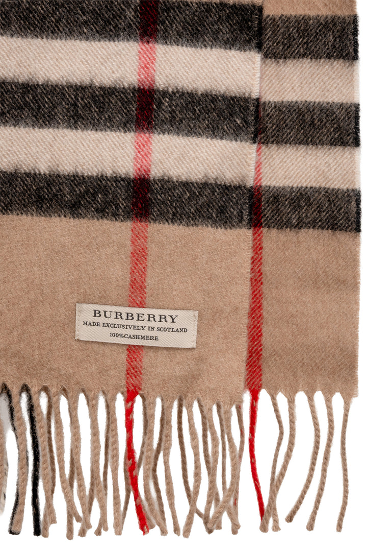 Burberry Fringed Cashmere Scarf