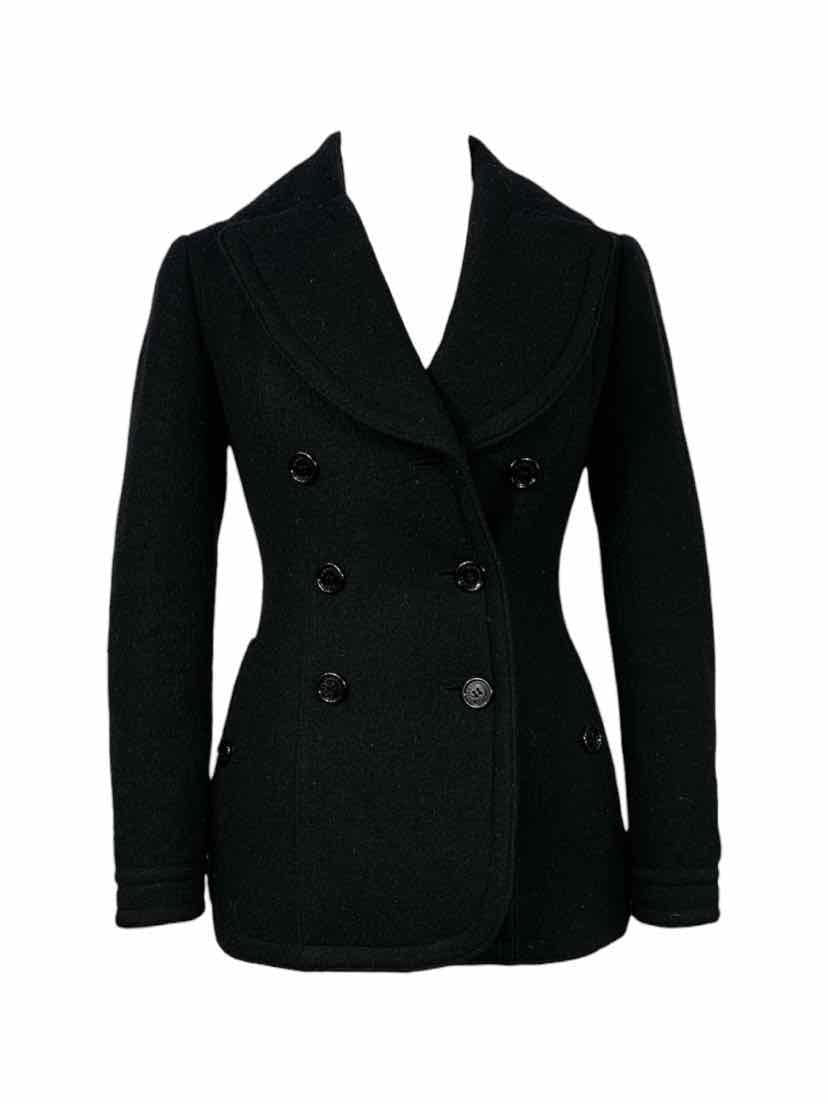 Burberry Brit Size 2 Double Breasted Wool Jacket