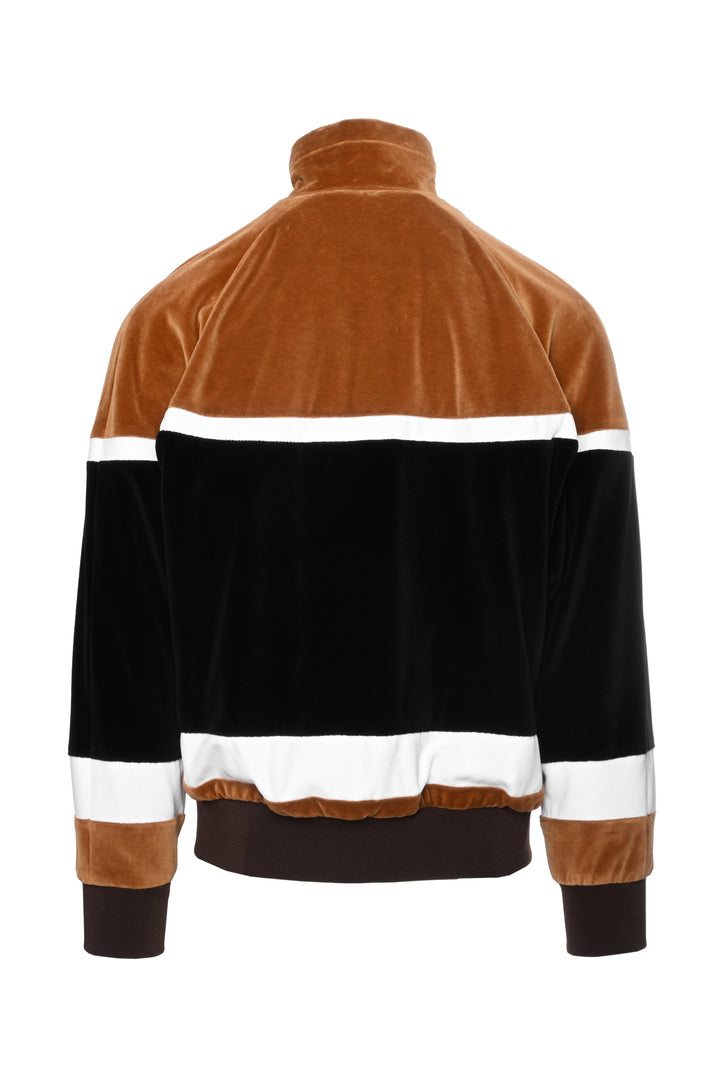 Burberry Size S Men's Logo Velour Track Jacket