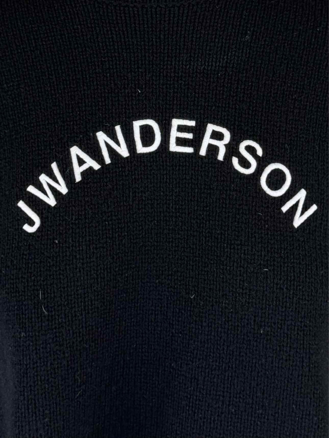 JW Anderson Size XS Wool & Cashmere Logo Cropped Sweater