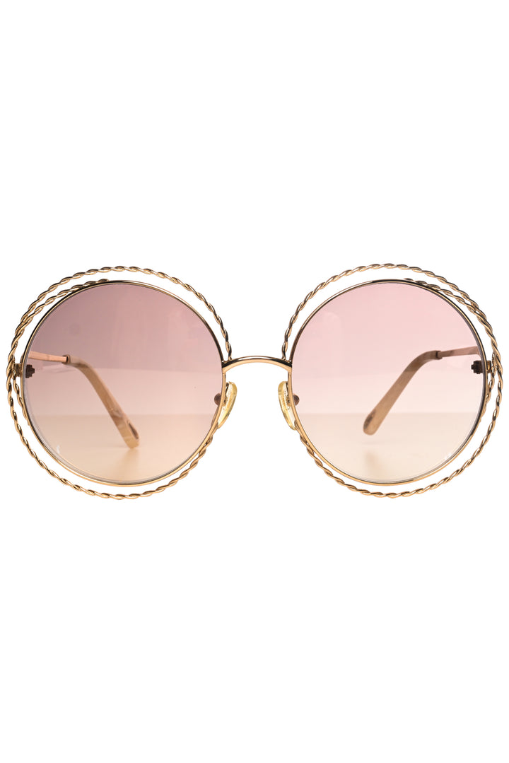 Chloe Carolina Round Sunglasses