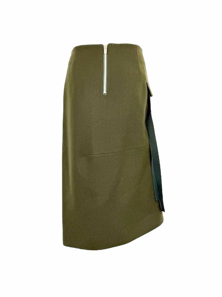 Sacai Size 3 Asymmetric Side Slit Skirt