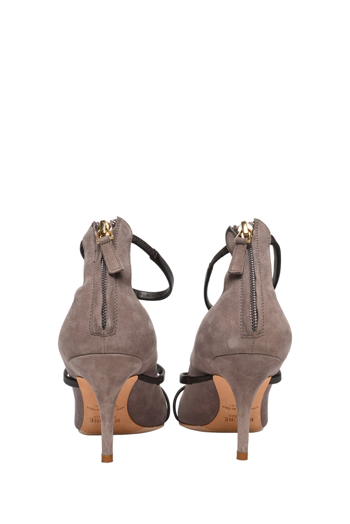 Malone Souliers Size 39 Robyn Suede Ankle Strap Pumps