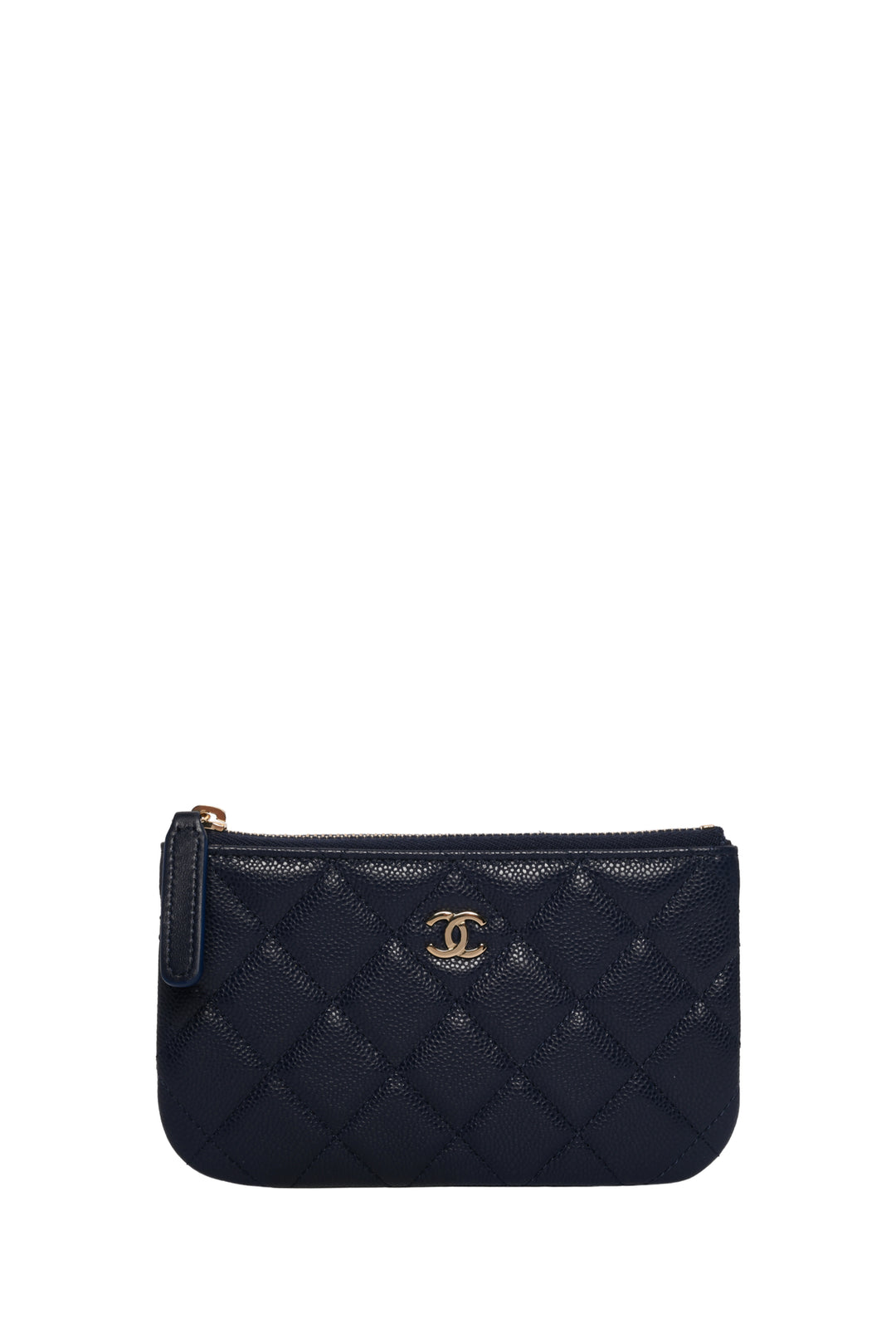 Chanel Caviar Classic Mini Zip Pouch Wallet