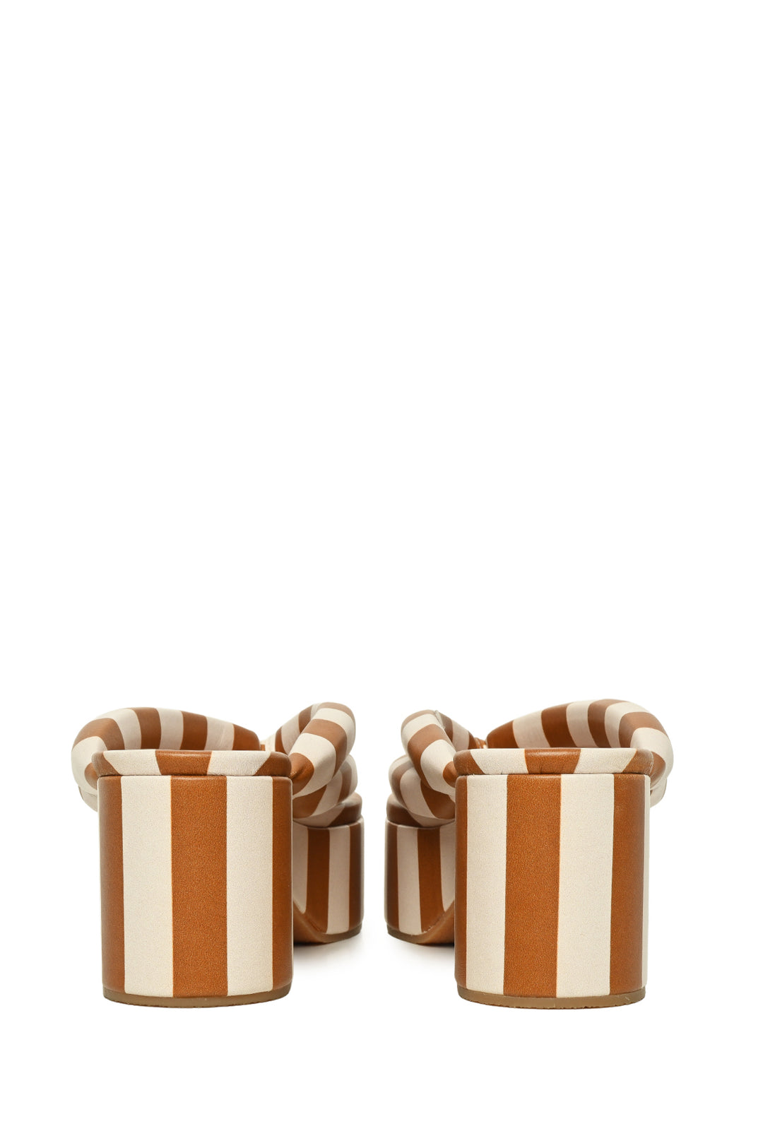 Dries Van Noten Size 37.5 Striped Platform Sandals