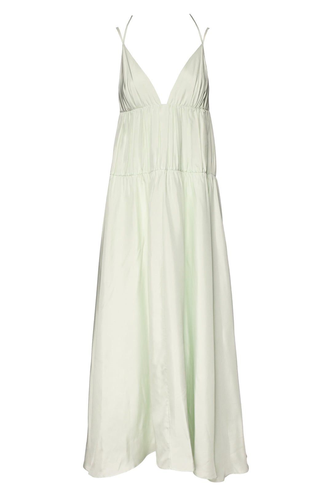 Joseph Size 6 V-Neck Long Silk Dress