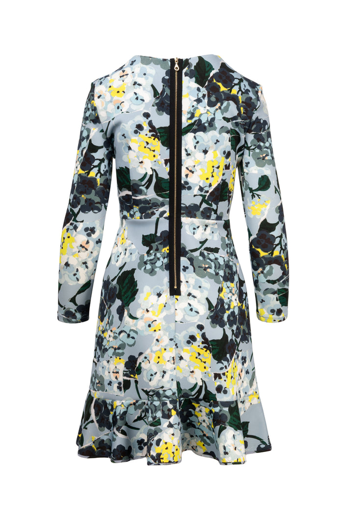 Erdem Size 6 Judy Floral Print Mini Dress