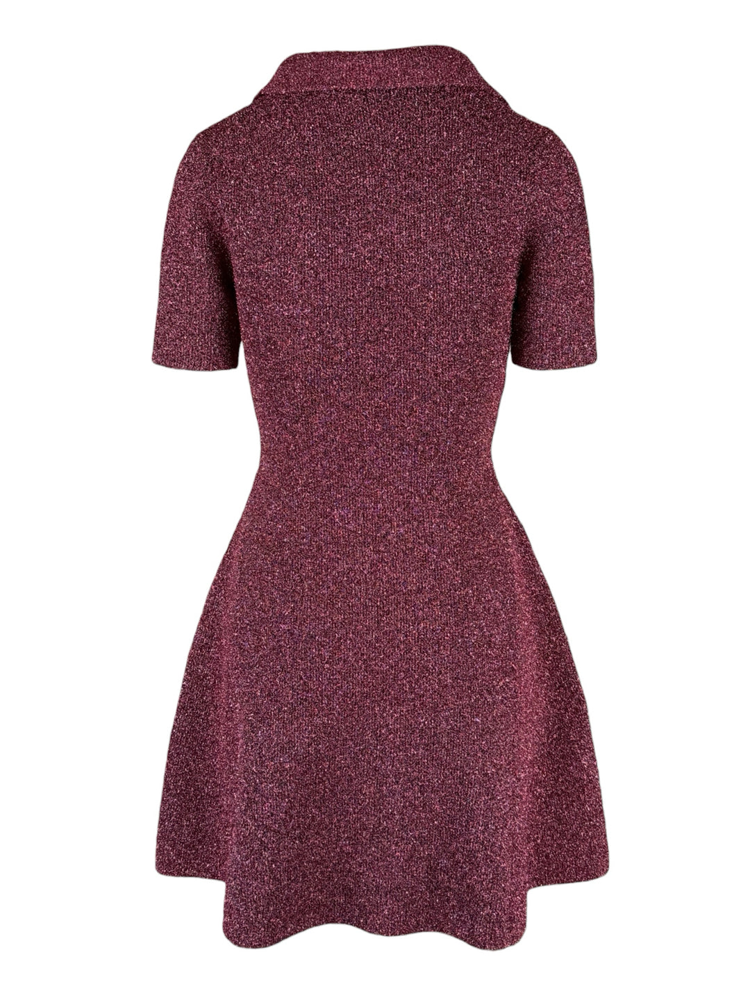 Ganni Size S Sparkle Doubleface Mini Dress