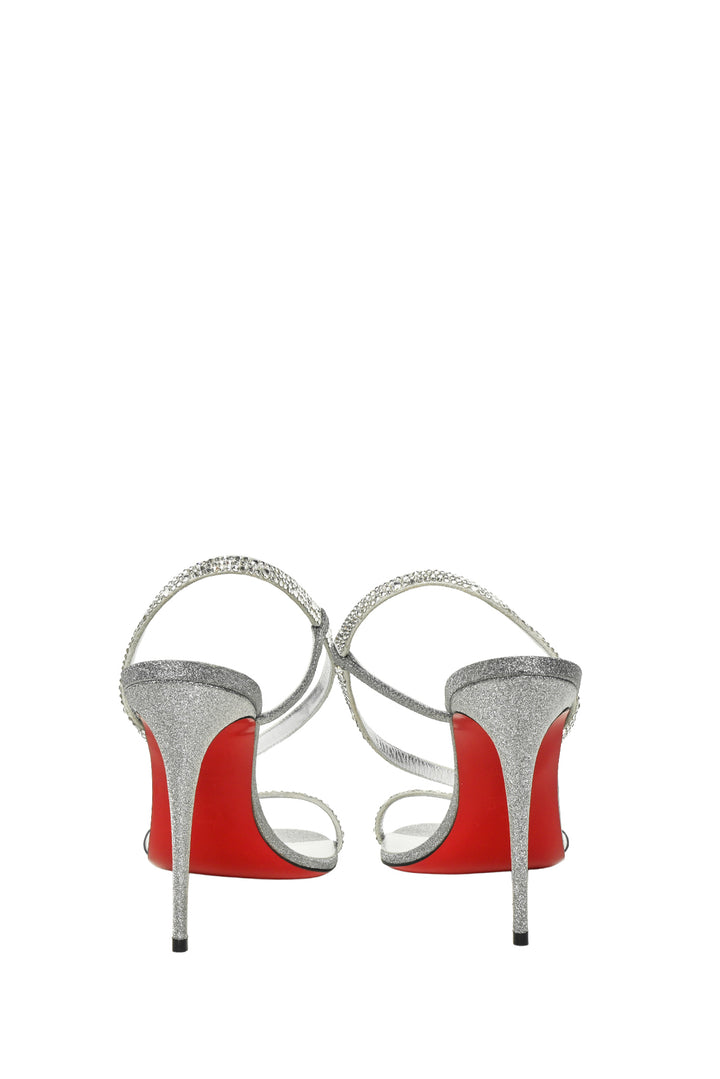 Christian Louboutin Size 39 Glitter Rosaline Strass Sandals