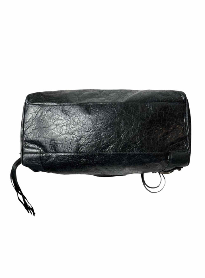 Balenciaga Black Leather City Bag Purse