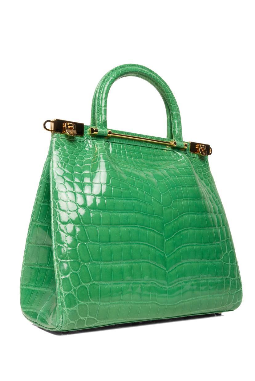 Kwanpen The Raffles Classic Crocodile Purse
