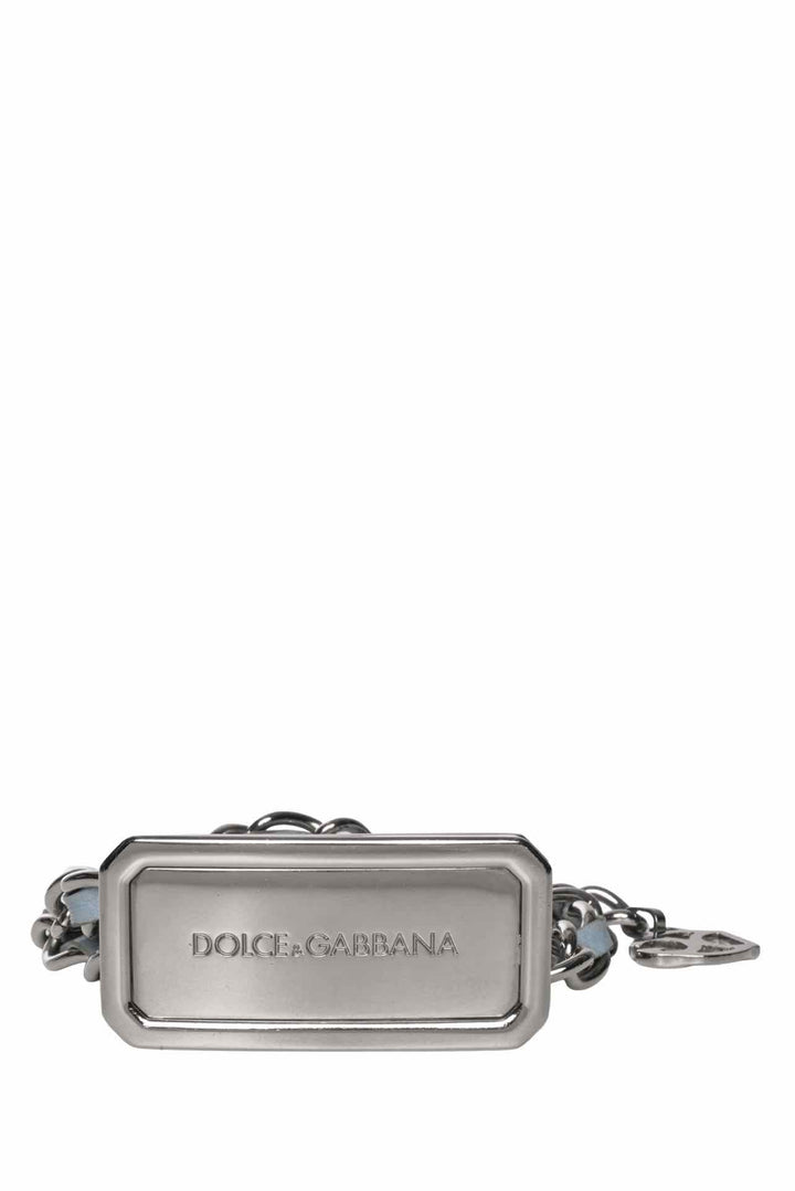 Dolce & Gabbana Size S Logo Tag Chain Belt