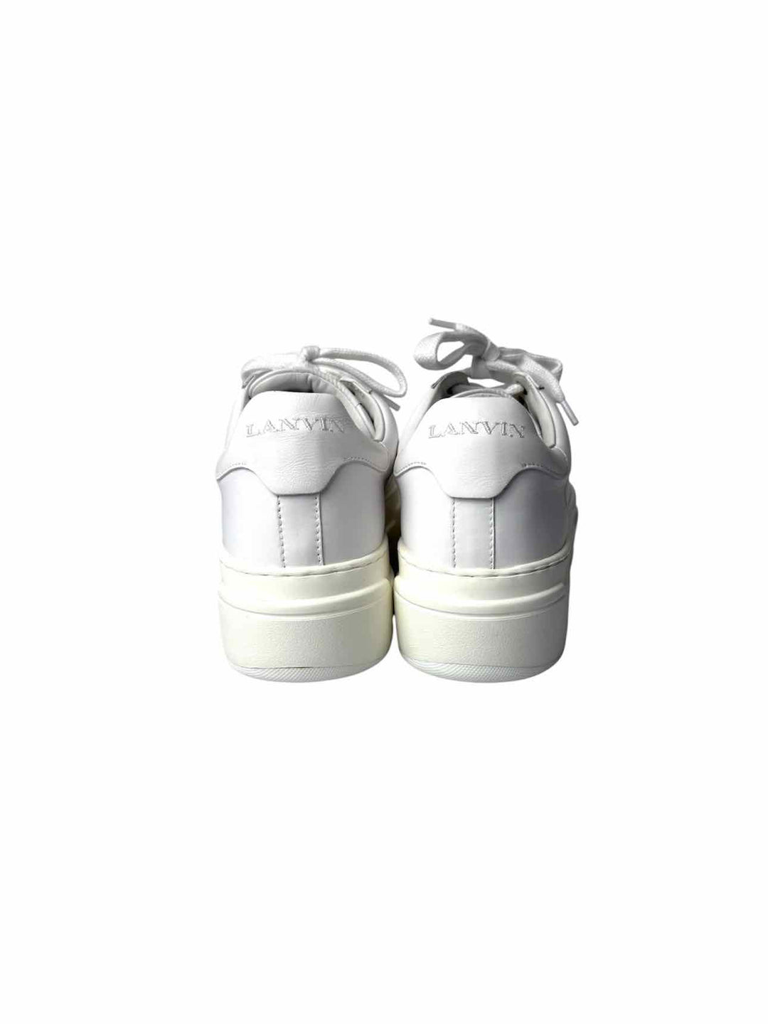 Lanvin Size 40 DDBP Platform Leather Sneaker