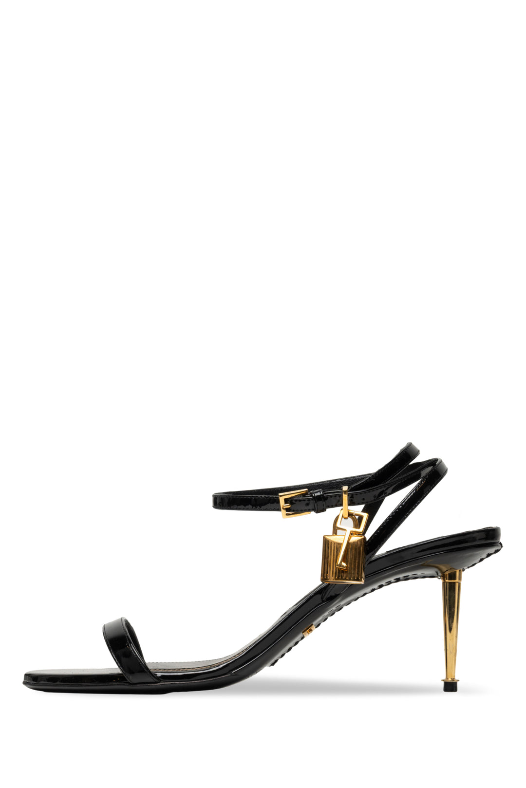 Tom Ford Size 42 Padlock Patent Sandals