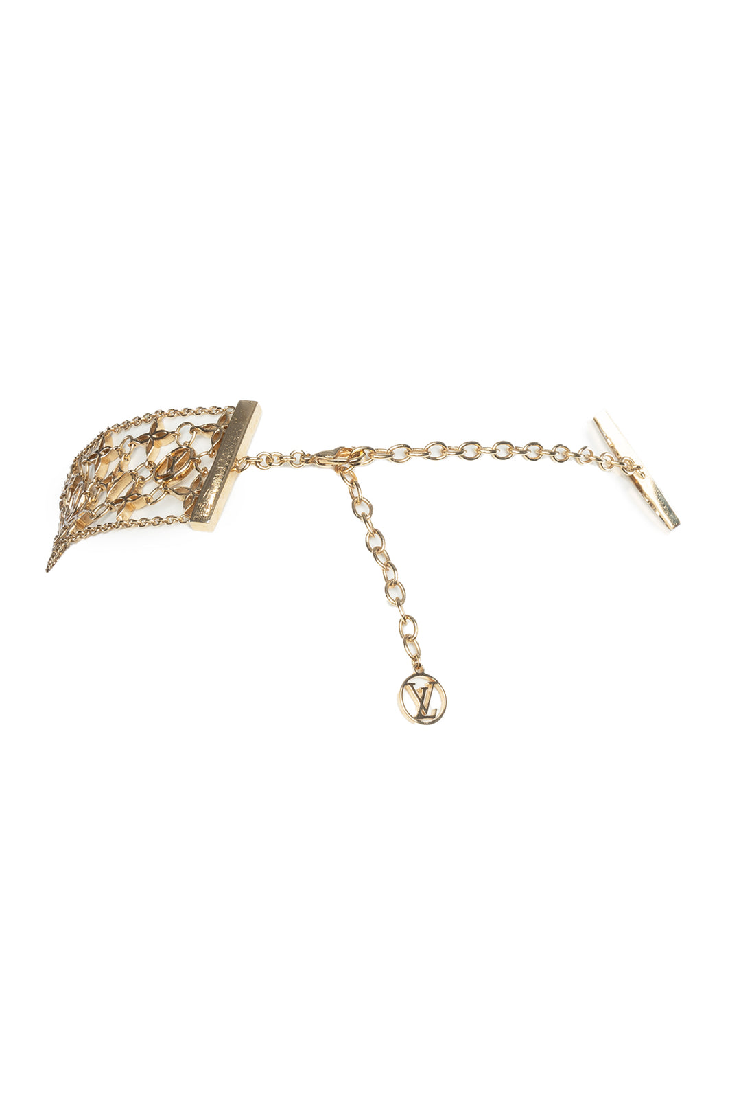 Louis Vuitton Filigram Gold Tone Choker