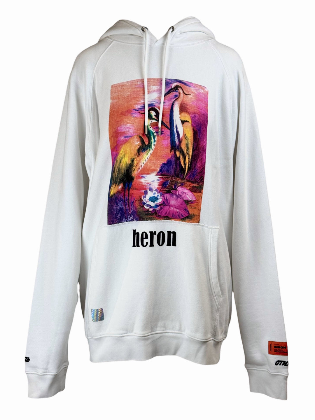 Heron Preston Size L Printed Aironi Raglan Men's Hoodie