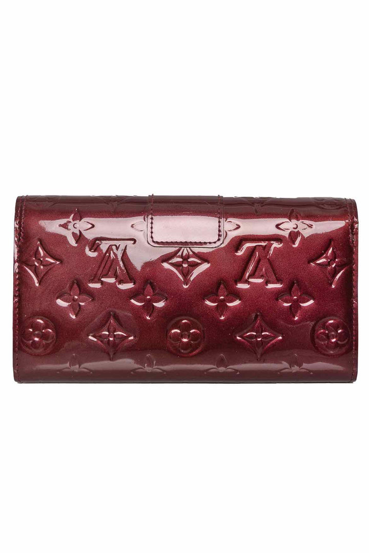 Louis Vuitton Monogram Vernis Bow Sarah Wallet