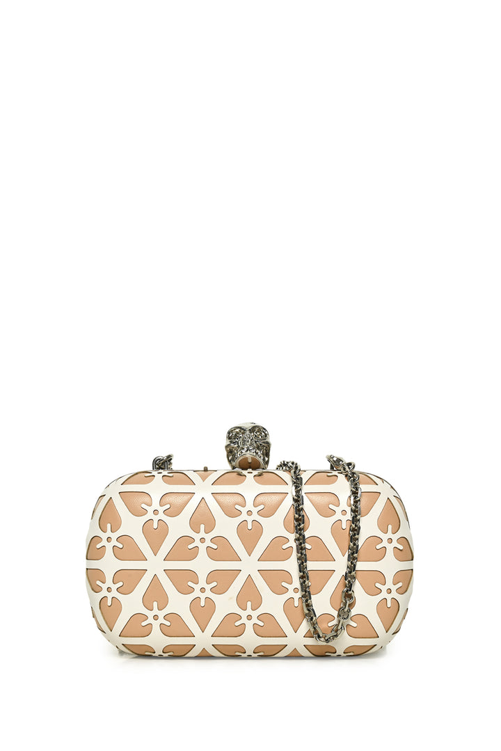 Alexander Mcqueen Embellished Skull Clutch