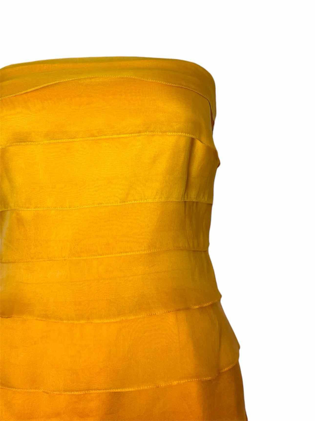 Kay Unger Size 6 Pleated Silk Dress