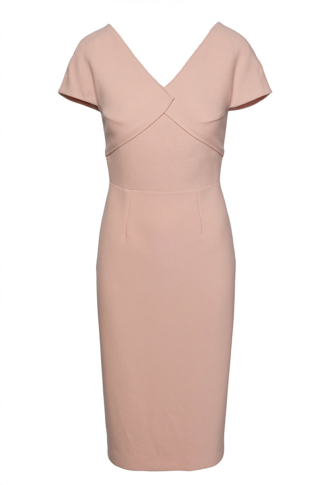Roland Mouret Size 6 Cap Sleeve Midi Dress