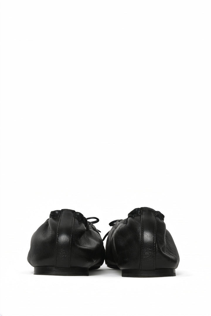 Khaite Size 38 Ashland Foldable Leather Ballerina Flats
