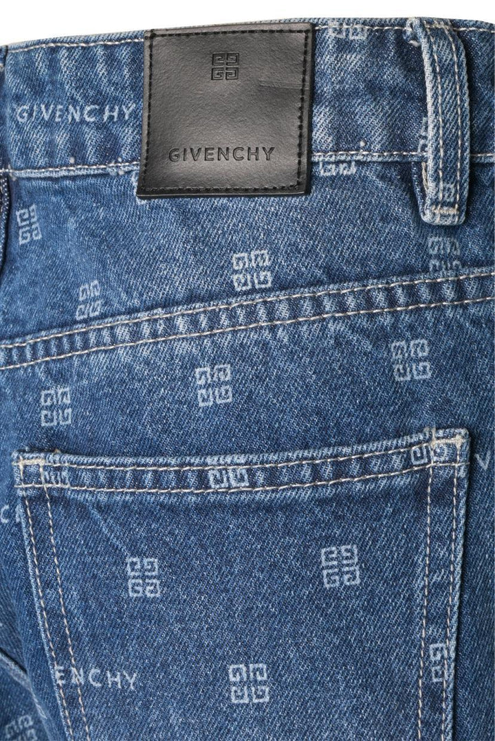 Givenchy Size L 4G Logo Stamp Jeans