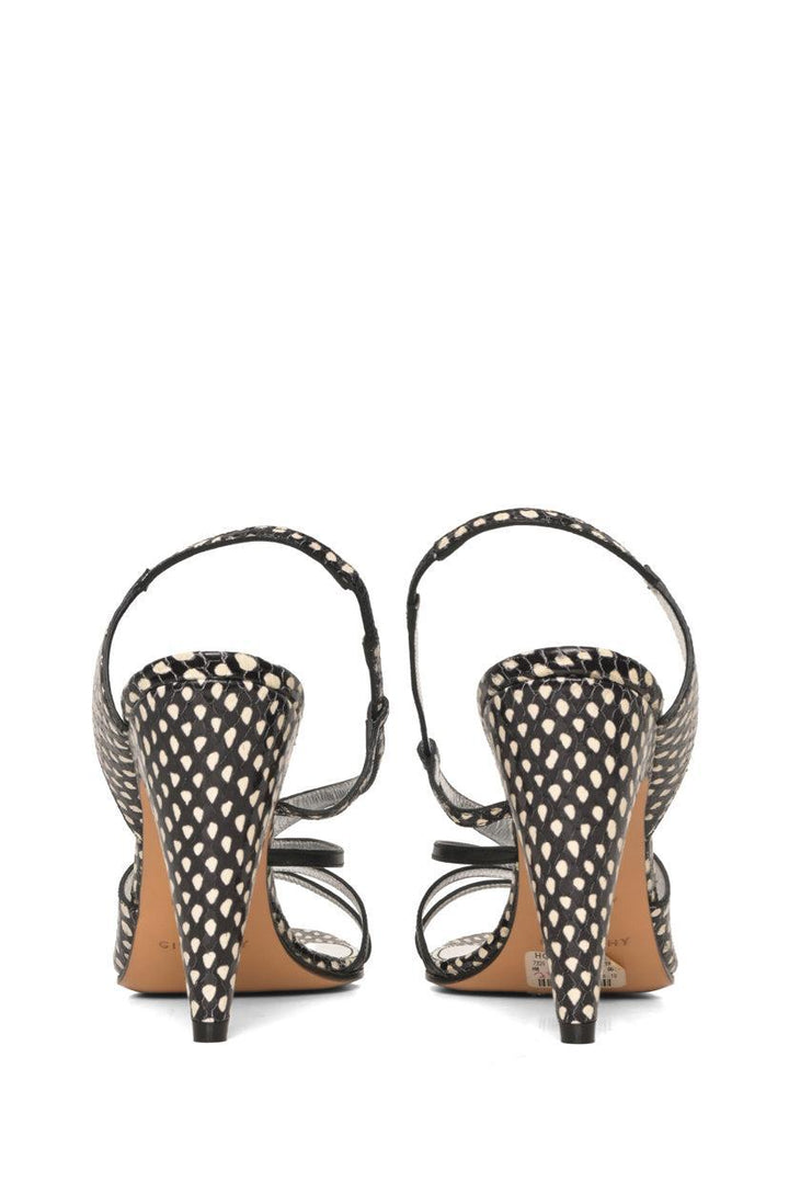 Givenchy Size 39 Snakeskin Heeled Sandals