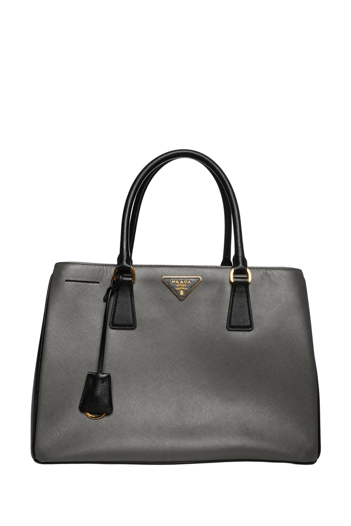 Prada Saffiano Lux Double Zip Tote