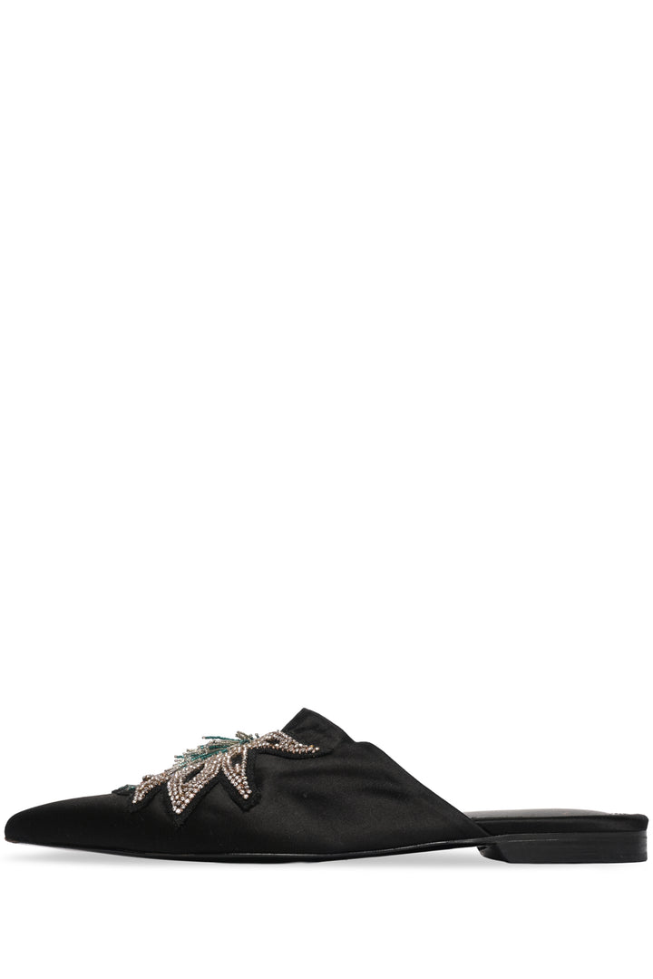 Lanvin Size 40 Satin Mules