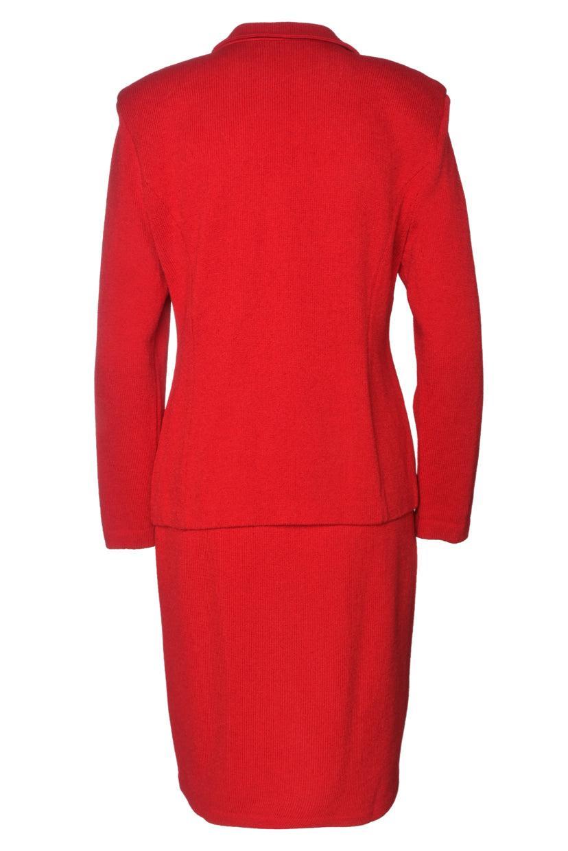 St John Collection Size 12 Knit Skirt Suit