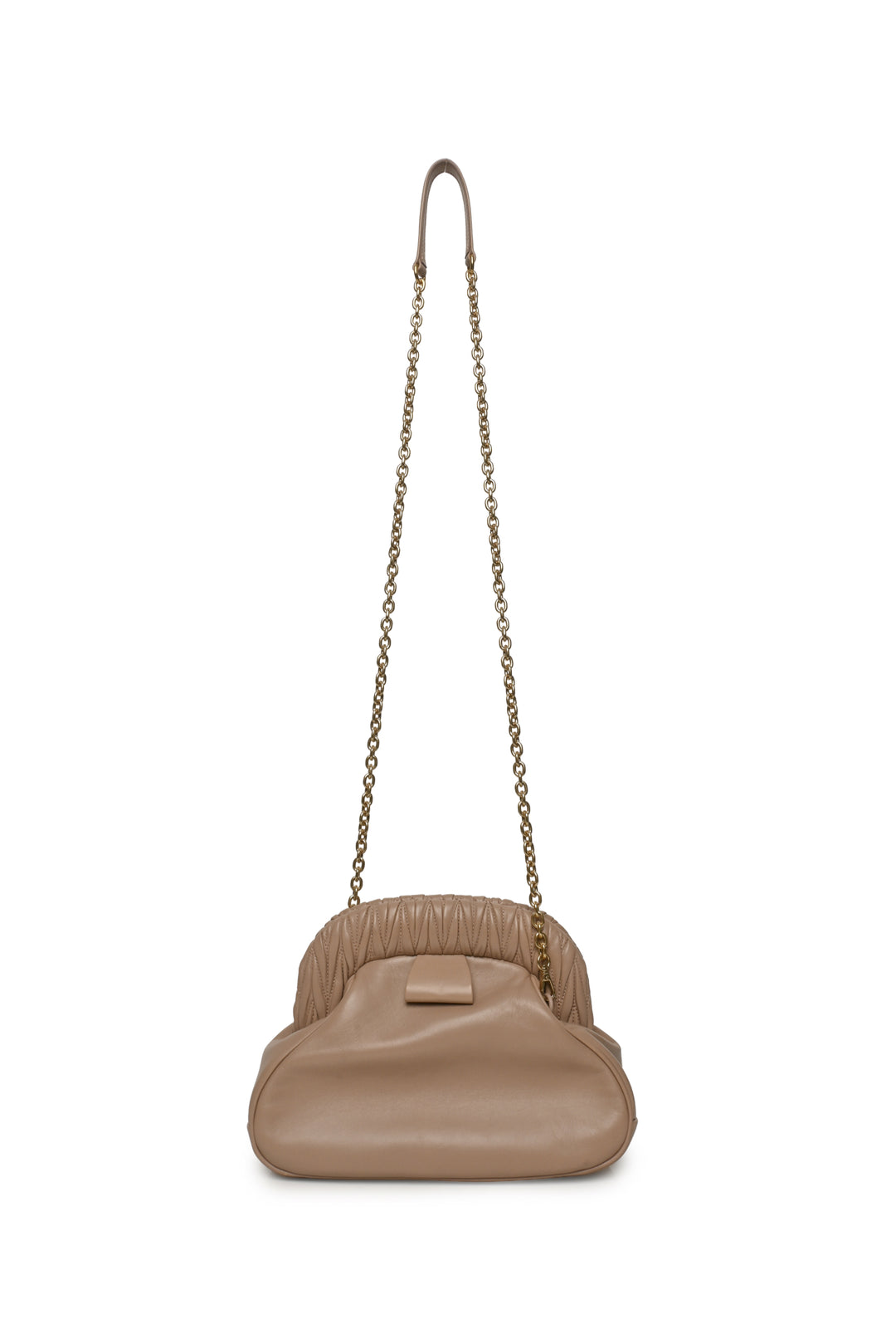 Miu Miu Belle Nappa Pochette Clutch Bag