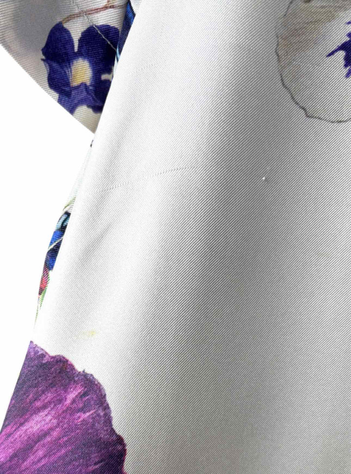 Biyan Size OS Floral Silk Oversized Dress
