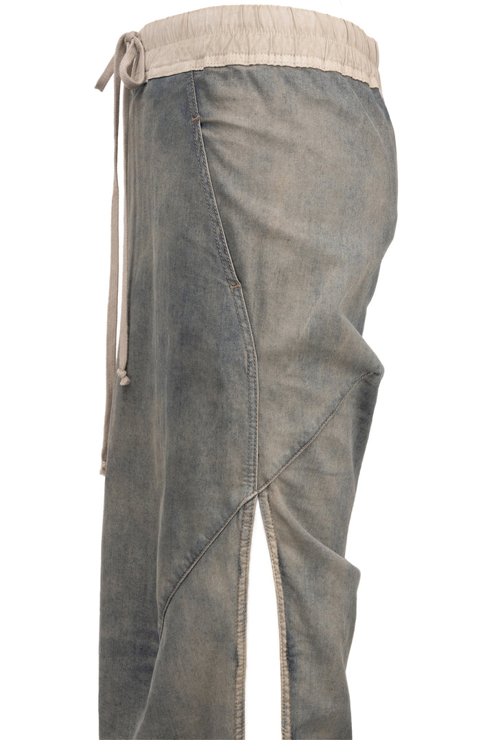 Rick Owens Size 4 Babel S/S 19 Stonewashed Denim Maxi Skirt