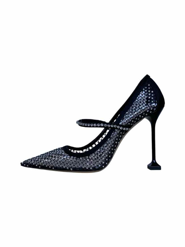 Miu Miu Crystal-embellished Size 40 Pumps