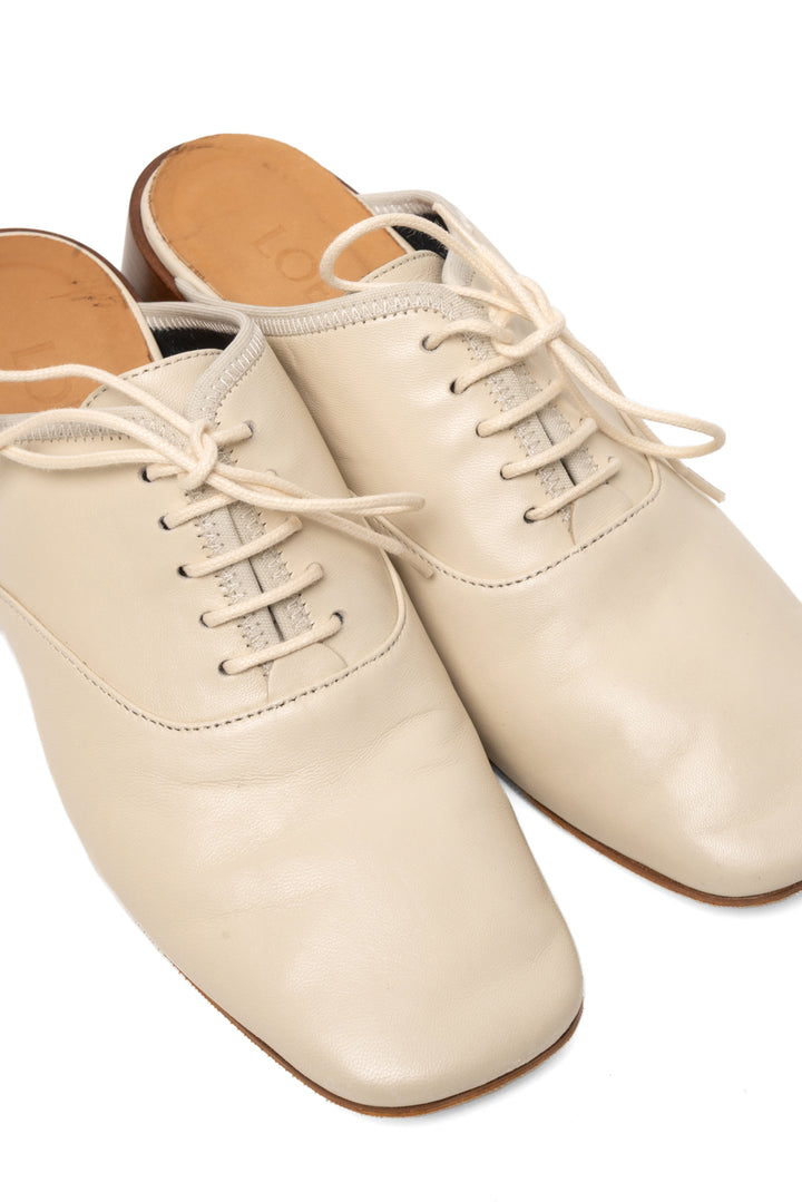 Loewe Size 36 Slip On Soft Derby Mules