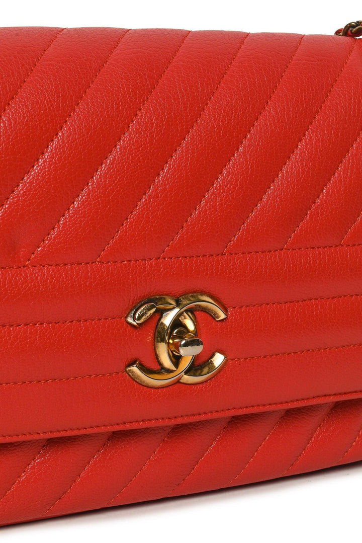 Chanel 2016-2017 Diagonal Quilted Flap