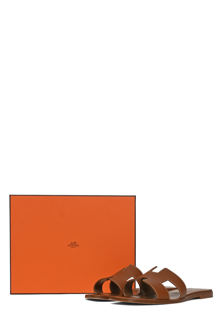 Hermes Size 39 Oran Sandal