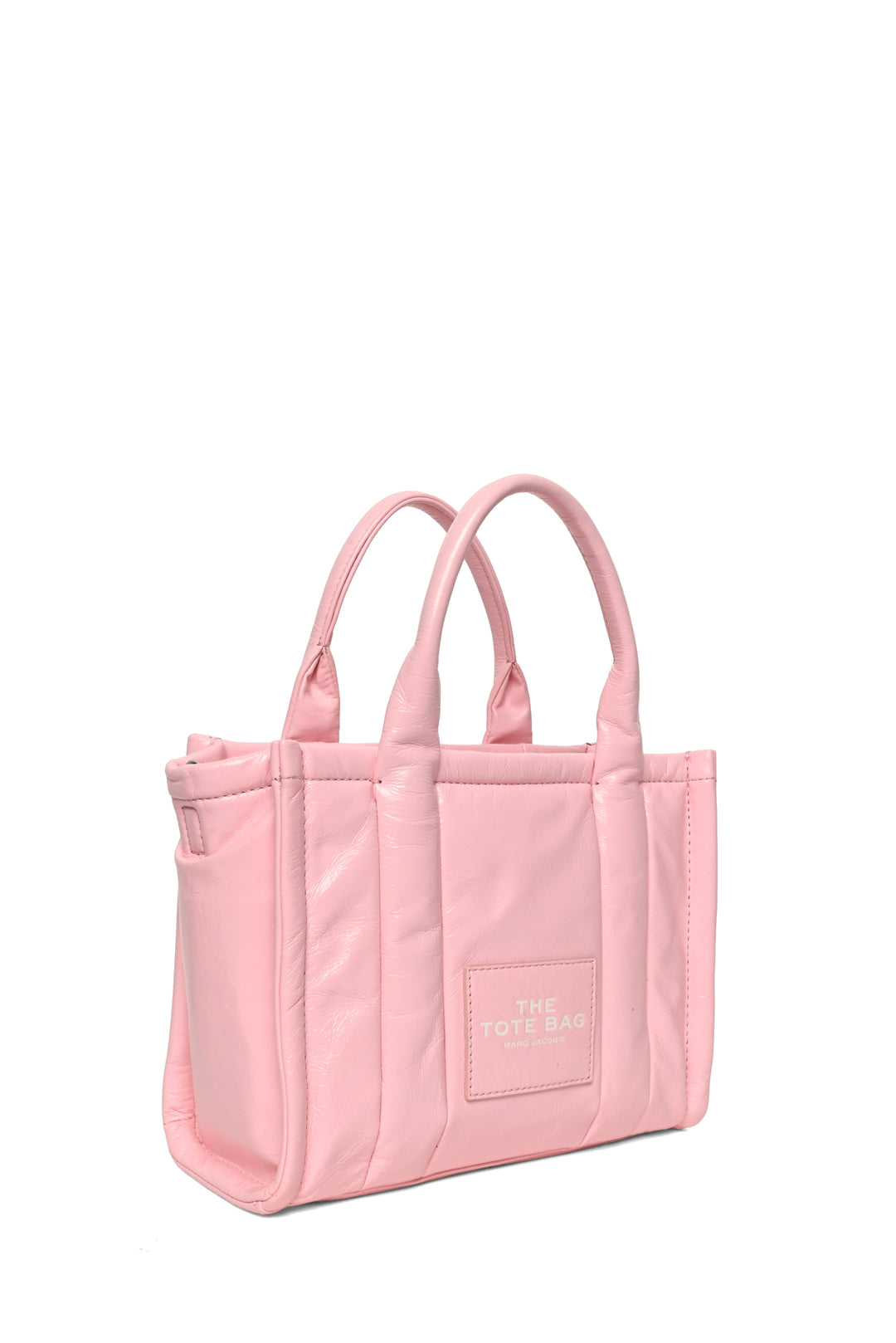 Marc Jacobs The Shiny Crinkle Puffed Leather Small Tote