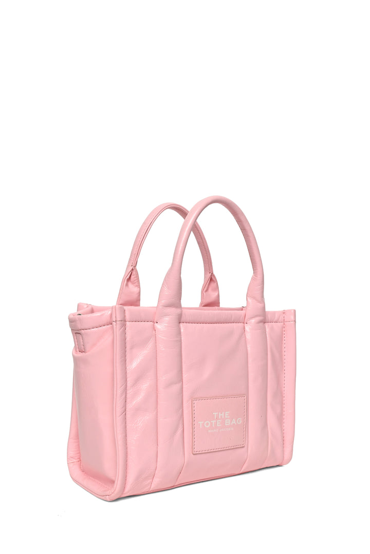 Marc Jacobs The Shiny Crinkle Puffed Leather Small Tote