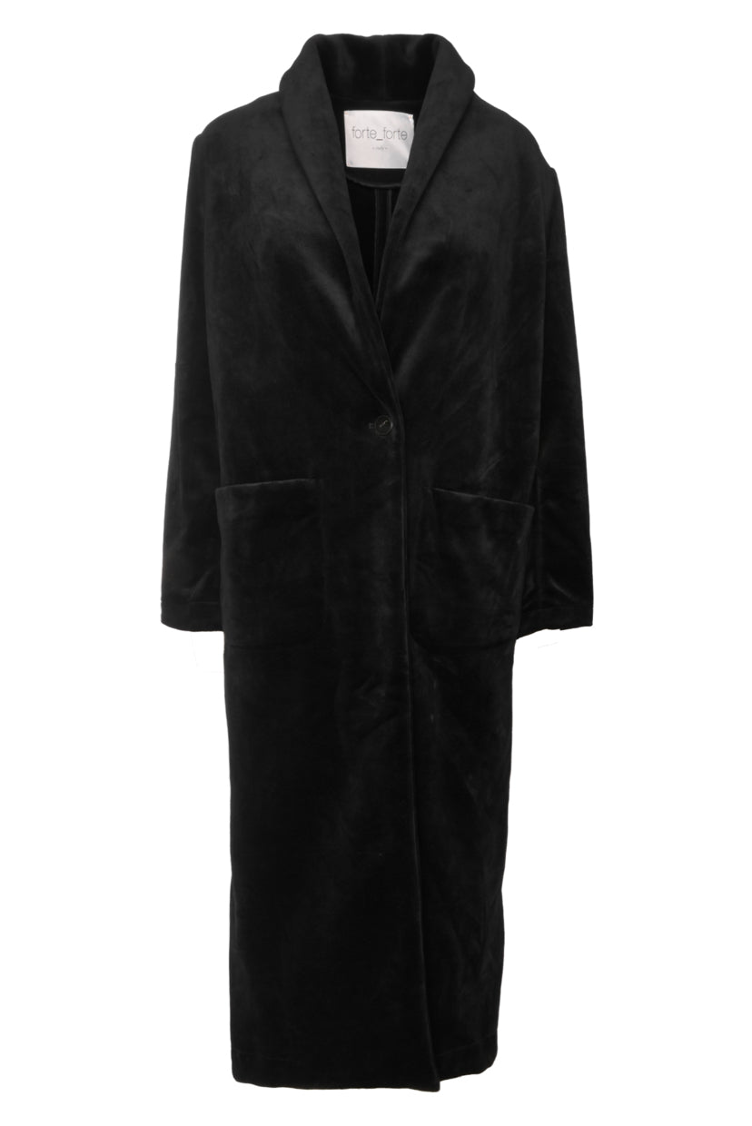 Forte_Forte Size 3 Velvet Long Coat