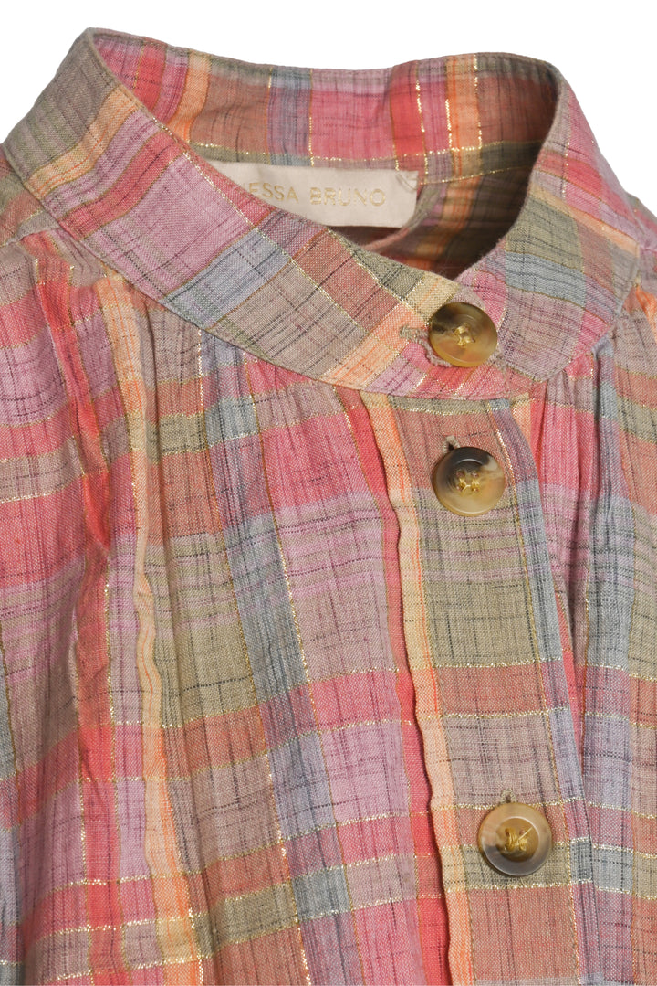Vanessa Bruno Size M Plaid Ciao Dress