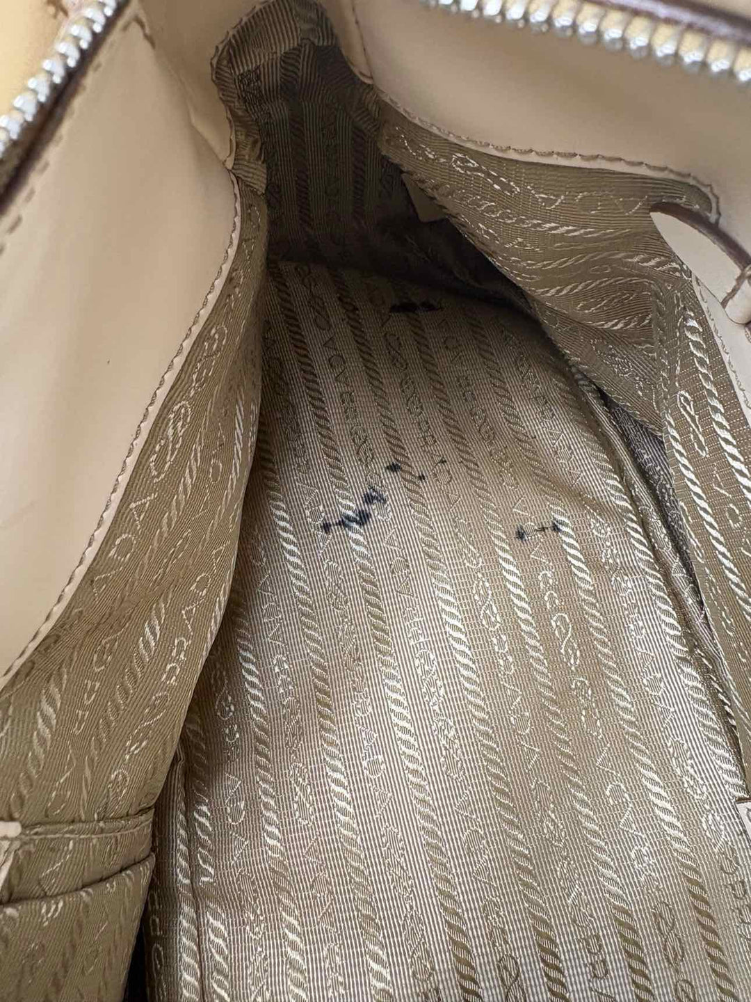 Prada Jacquard Canapa Logo  Purse