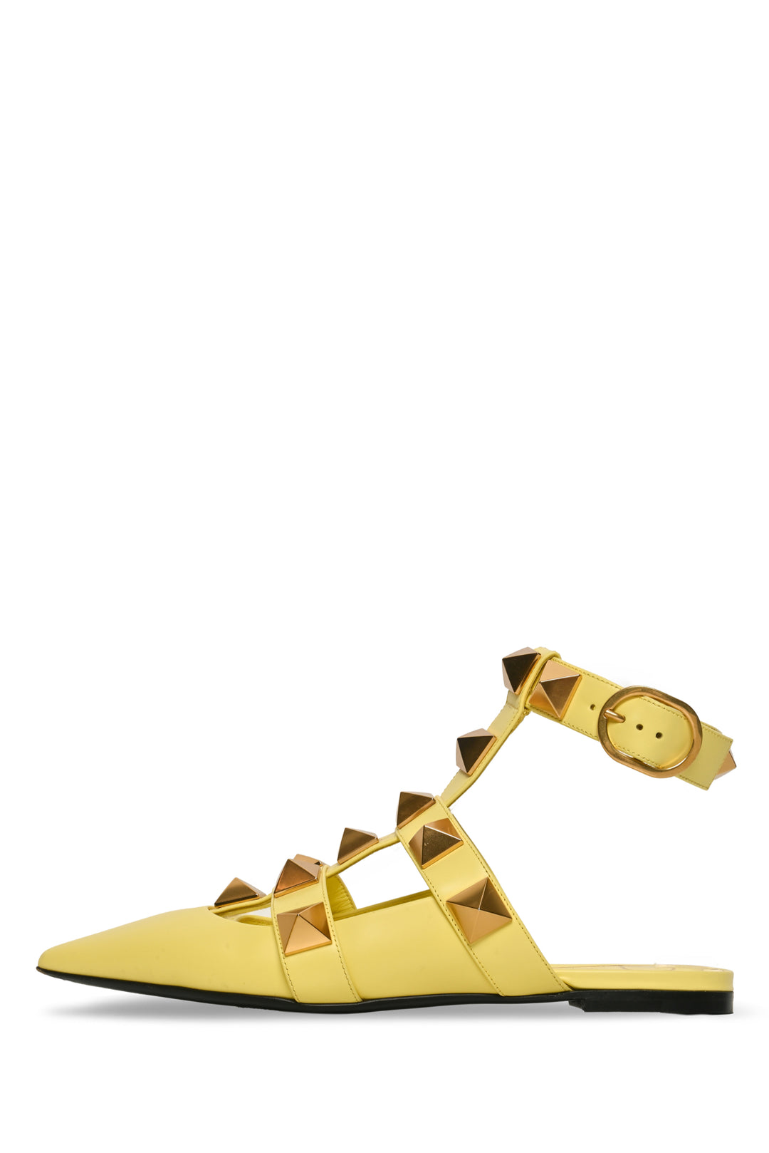 Valentino Size 37.5 Roman Stud Sandal Flats