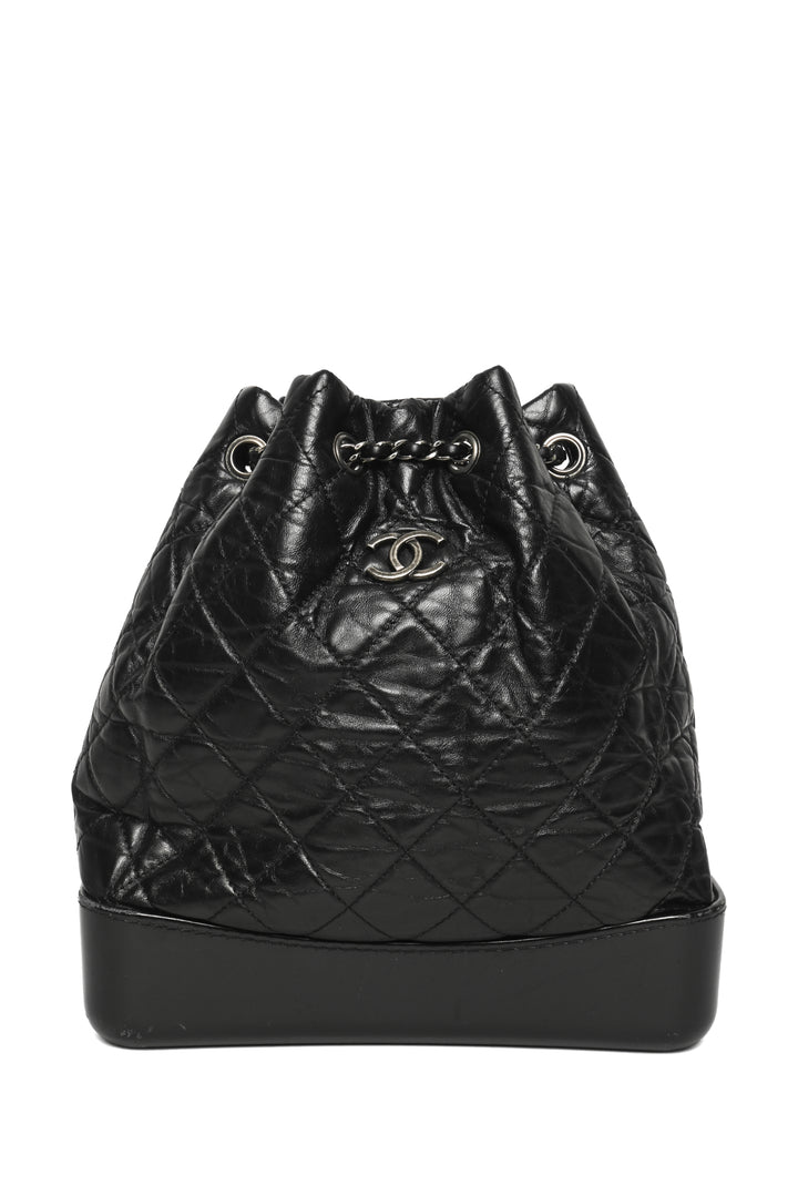 Chanel 2017-2018 Quilted Aged Calfskin Small Gabrielle BackPack