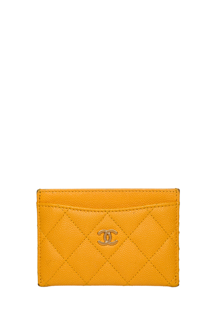 Chanel 2018-2019 Caviar Quilted CC Card Holder