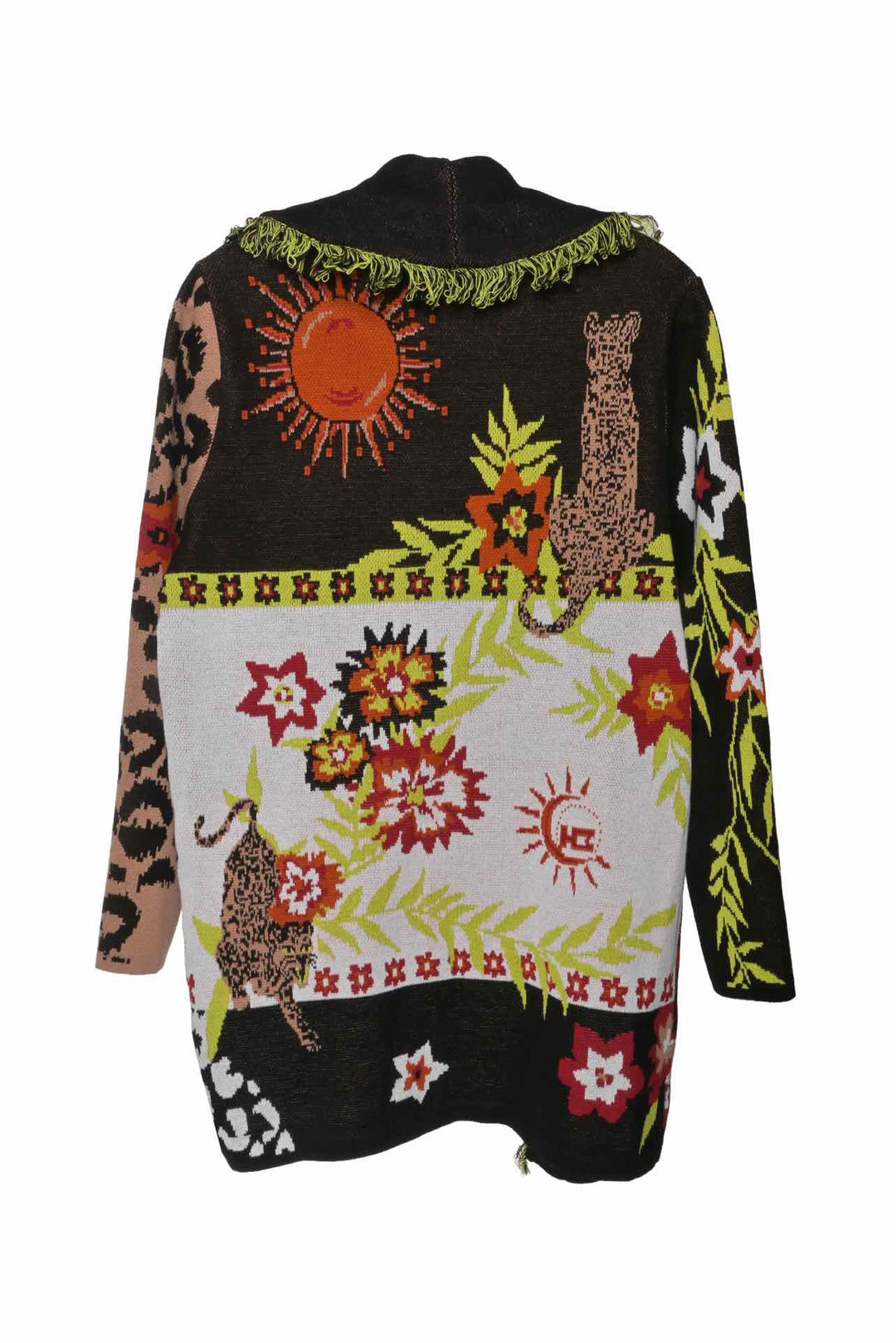 Hayley Menzies Size S Enchanted Leopard Short Cardigan