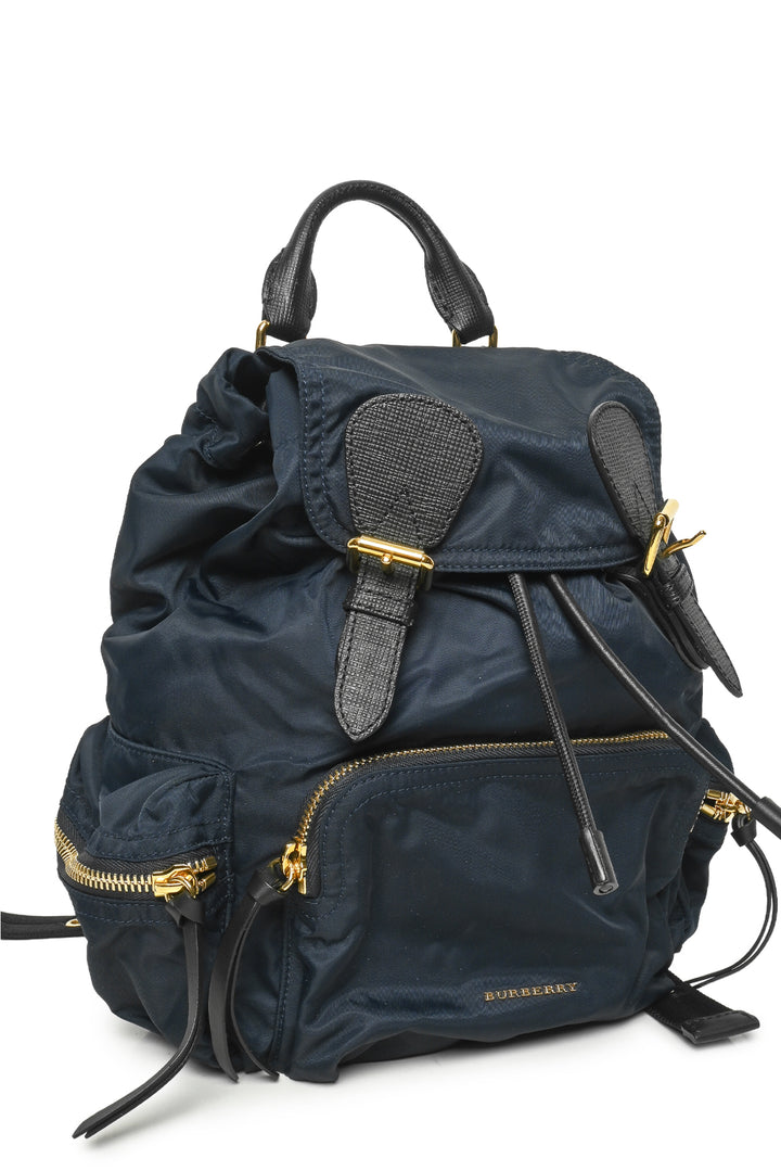 Burberry Rucksack Leather Trimmed BackPack